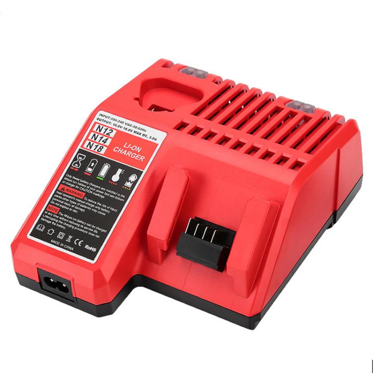 M12-18C For Milwaukee 18V Power Tools Battery Charger, EU, US