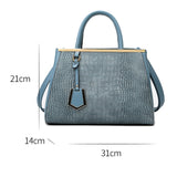 Women Stone Pattern Patchwork Handbag Shoulder Bag Crossbody Bag, Single