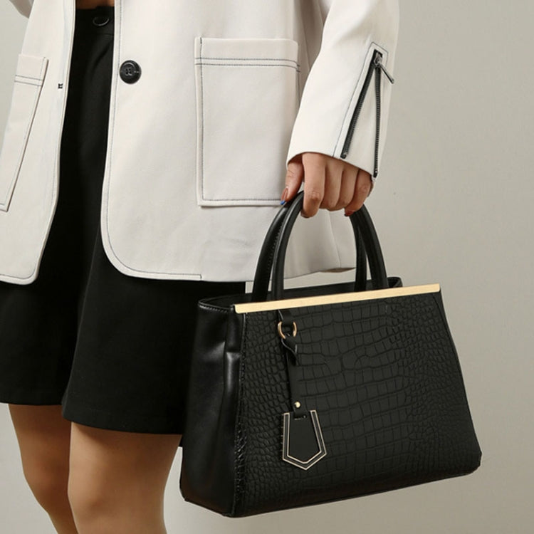 Women Stone Pattern Patchwork Handbag Shoulder Bag Crossbody Bag, Single