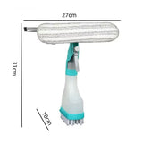 4 In 1 Double-sided Glass Wiper Window Squeegee Portable Spray Mirror Car Glass Cleaner, YJ520