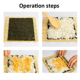 23 x 22cm  Bamboo Sushi Roll Non Adhesive Sushi Curtain