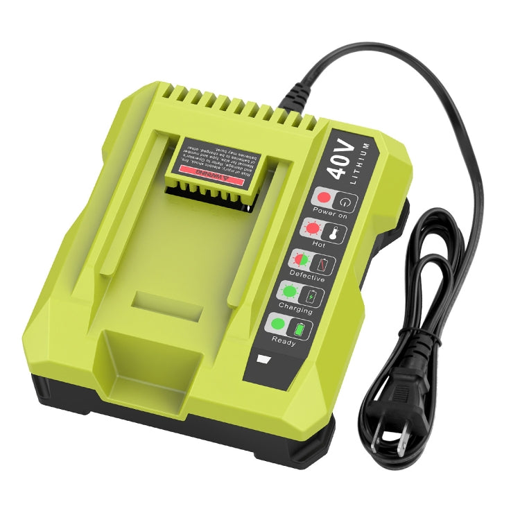 36-40V Tool Cutting Machine Battery Charger, For RYOBI PO401 / PO403 / PO400, US, EU, UK, AU