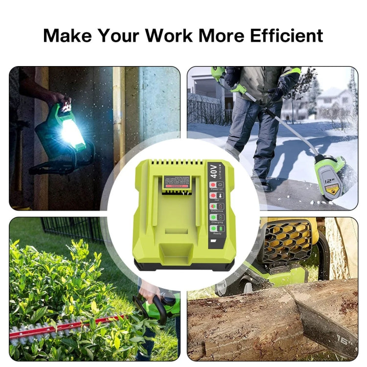 36-40V Tool Cutting Machine Battery Charger, For RYOBI PO401 / PO403 / PO400, US, EU, UK, AU