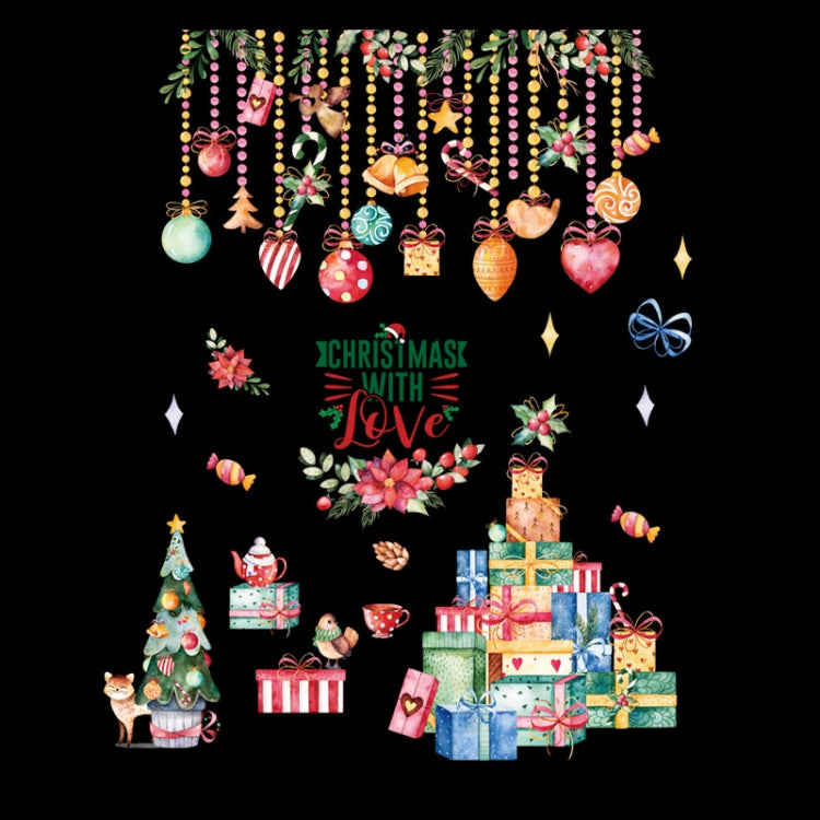 Christmas Window Decoration Poster Santa Claus Elk Snowflake Glass Wall Stickers, SD-01 45x60cm, SD-02 45x60cm, SD-03 30x90cm, SD-05 30x90cm, SD-12 30x90cm, SD-2203 30x45cm, SD-2204 30x45cm, SD-2205 30x45cm, SD-2206 45x60cm, SD-2208 30x45cm            ...