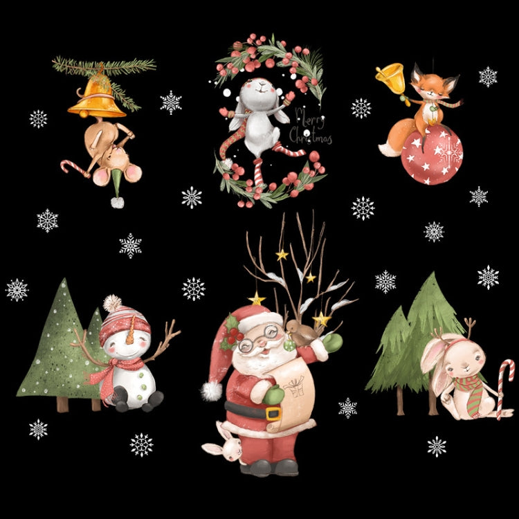 Christmas Window Decoration Poster Santa Claus Elk Snowflake Glass Wall Stickers, SD-01 45x60cm, SD-02 45x60cm, SD-03 30x90cm, SD-05 30x90cm, SD-12 30x90cm, SD-2203 30x45cm, SD-2204 30x45cm, SD-2205 30x45cm, SD-2206 45x60cm, SD-2208 30x45cm            ...