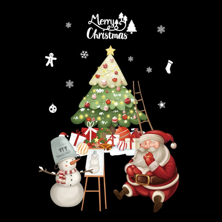 Christmas Window Decoration Poster Santa Claus Elk Snowflake Glass Wall Stickers, SD-01 45x60cm, SD-02 45x60cm, SD-03 30x90cm, SD-05 30x90cm, SD-12 30x90cm, SD-2203 30x45cm, SD-2204 30x45cm, SD-2205 30x45cm, SD-2206 45x60cm, SD-2208 30x45cm            ...