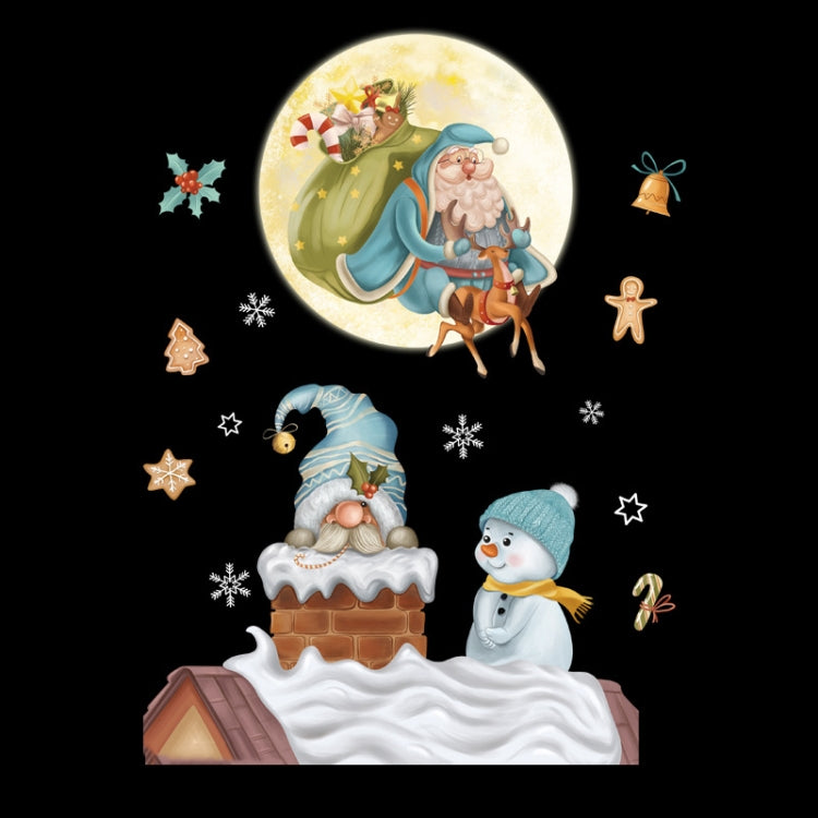Christmas Window Decoration Poster Santa Claus Elk Snowflake Glass Wall Stickers, SD-01 45x60cm, SD-02 45x60cm, SD-03 30x90cm, SD-05 30x90cm, SD-12 30x90cm, SD-2203 30x45cm, SD-2204 30x45cm, SD-2205 30x45cm, SD-2206 45x60cm, SD-2208 30x45cm            ...