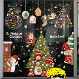 Christmas Window Decoration Poster Santa Claus Elk Snowflake Glass Wall Stickers, SD-01 45x60cm, SD-02 45x60cm, SD-03 30x90cm, SD-05 30x90cm, SD-12 30x90cm, SD-2203 30x45cm, SD-2204 30x45cm, SD-2205 30x45cm, SD-2206 45x60cm, SD-2208 30x45cm            ...