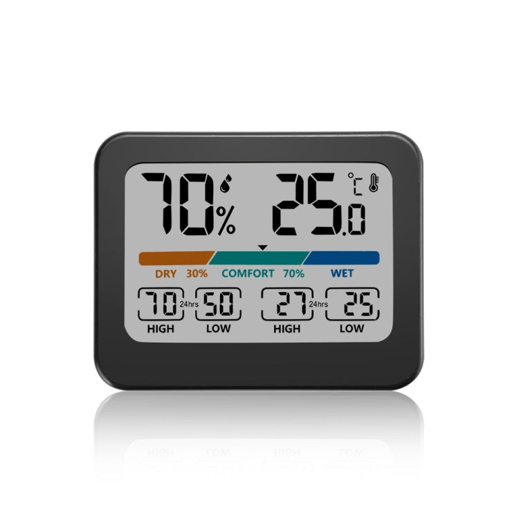 Indoor Temperature And Humidity Monitor LCD Digital Thermometer Hygrometer Weather Station, 324