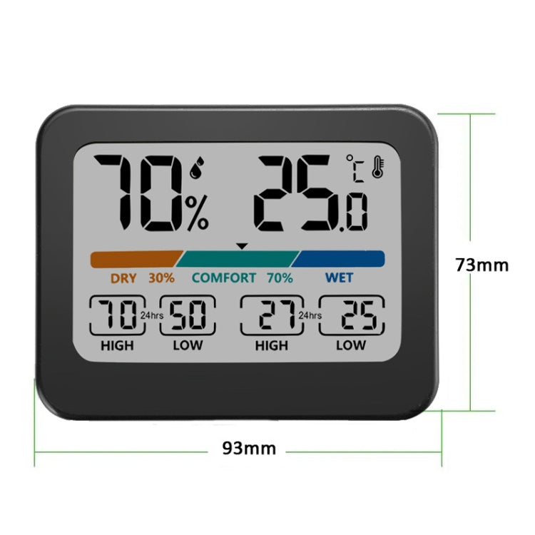 Indoor Temperature And Humidity Monitor LCD Digital Thermometer Hygrometer Weather Station, 324