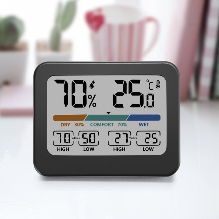 Indoor Temperature And Humidity Monitor LCD Digital Thermometer Hygrometer Weather Station, 324