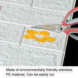 35x38.5cm 3D Self-Stick Wallpaper Soft Wrapping Waterproof Wall Sticker, 3mm Thickness, 5mm Thickness