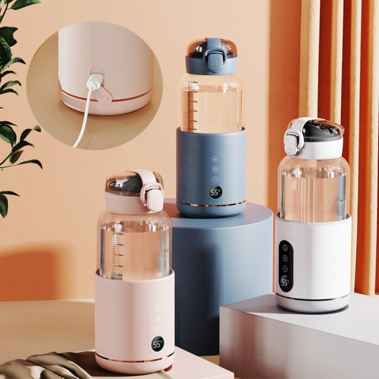 300ml Wireless Instant Water Warmer Electric Kettle for Baby Formula With 5200 mAh Battery Capacity, 300ml 5200 mAh (Pink), 300ml  5200 mAh (Blue), 300ml  5200 mAh (White)
