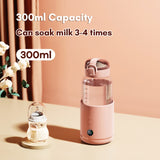 300ml Wireless Instant Water Warmer Electric Kettle for Baby Formula With 5200 mAh Battery Capacity, 300ml 5200 mAh (Pink), 300ml  5200 mAh (Blue), 300ml  5200 mAh (White)