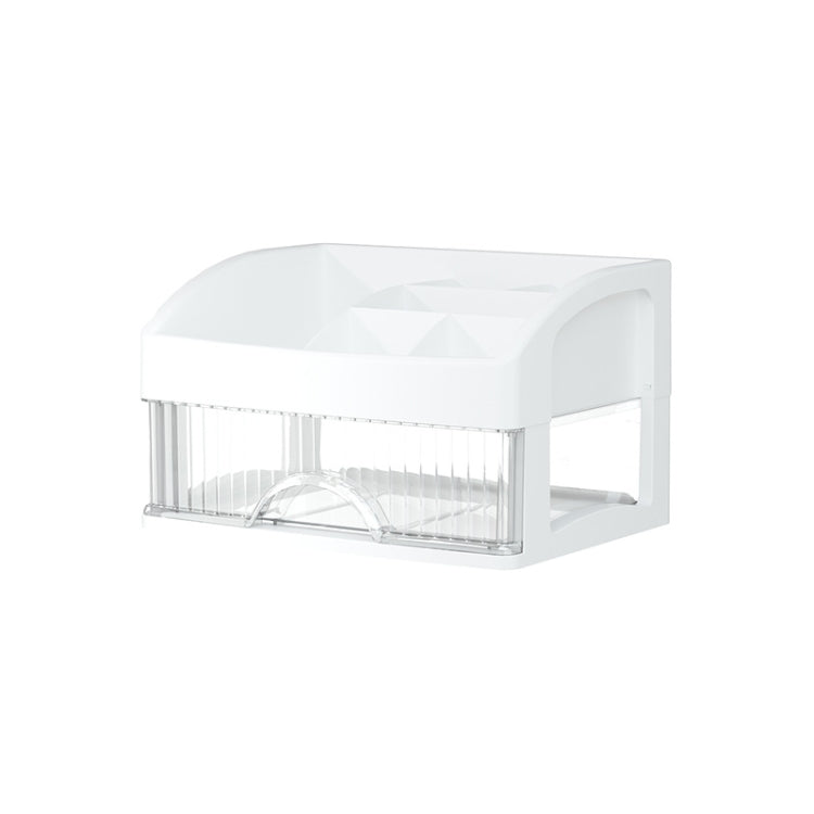 Desktop Drawer Organizer Multi-Layer Cosmetic Jewelry Box Stationery Multi-Functional Organizer, 5 Layer White Drawer (White), 5 Layer Black Drawer (White), 5 Layer Black Drawer (Pink), 4 Layer White Drawer (White), 4 Layer Black Drawer (White)        ...