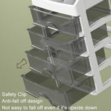 Desktop Drawer Organizer Multi-Layer Cosmetic Jewelry Box Stationery Multi-Functional Organizer, 5 Layer White Drawer (White), 5 Layer Black Drawer (White), 5 Layer Black Drawer (Pink), 4 Layer White Drawer (White), 4 Layer Black Drawer (White)        ...