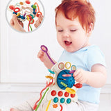 Baby Puzzle Fun Finger Pumping Toys Enlightenment Early Teaching Toys, Octopus (Blue), Octopus (Red), Cartoon Crab (Orange), Cartoon Crab (Green), Rocket (Blue), Rocket (Red), Flying Sword (Red), Flying Sword (White), Crab, Space Ship, Mobile Phone Rab...