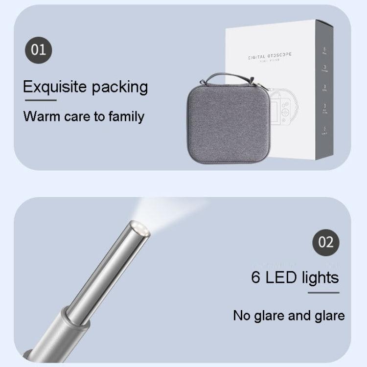Teslong MS500 5 Inch HD Screen Illuminated Ear Pickers 3.9mm Diameter Visual Ear Care Tool, MS500