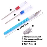 21-in-1 Modeler Basic Tools Craft Set For Gundam Car Model Building