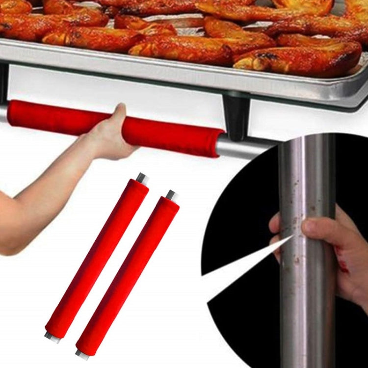 1pair Refrigerator Handle Anti-slip Cover Microwave Oven Oil-proof Handle Cover