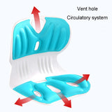 Lumbar Protector Cushion Children Office Sedentary Seat Posture Correction Chair, Emerald