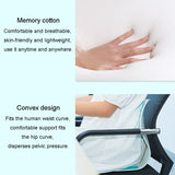 Lumbar Protector Cushion Children Office Sedentary Seat Posture Correction Chair, Emerald