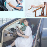 Lumbar Protector Cushion Children Office Sedentary Seat Posture Correction Chair, Emerald