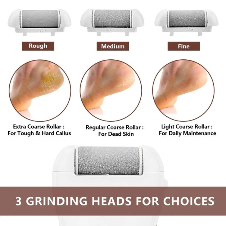 10pcs/set Household Electric Dead Skin Peeling Foot Grinder, Blue, Pink, Gold, Black