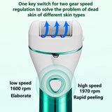 10pcs/set Household Electric Dead Skin Peeling Foot Grinder, Blue, Pink, Gold, Black