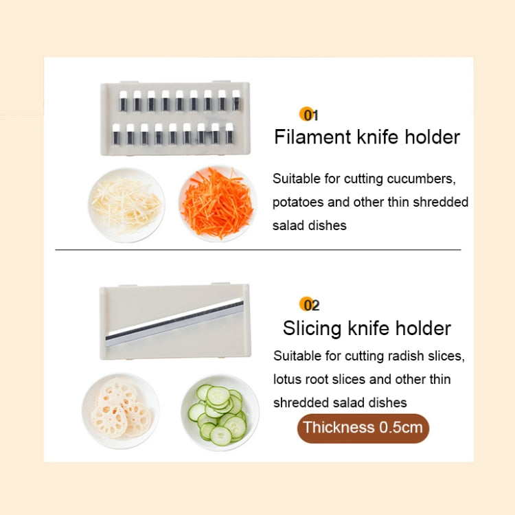 Multifunctional Vegetable Dehydrator Large Capacity Kitchen Drain Basket Household Grater Slicer, Multifunctional Dehydrator