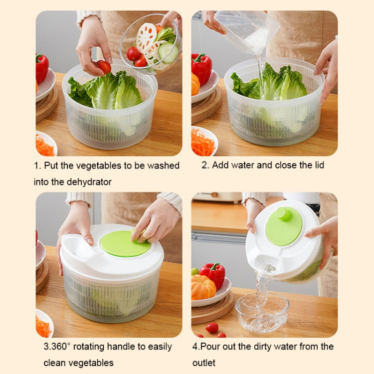 Multifunctional Vegetable Dehydrator Large Capacity Kitchen Drain Basket Household Grater Slicer, Multifunctional Dehydrator