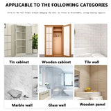 5pcs Adhesive Shelf Support Plastic Closet Cabinet Shelf Support Clip Punch Free Wall Hanger Sticker, Long Double Row Partition Tray