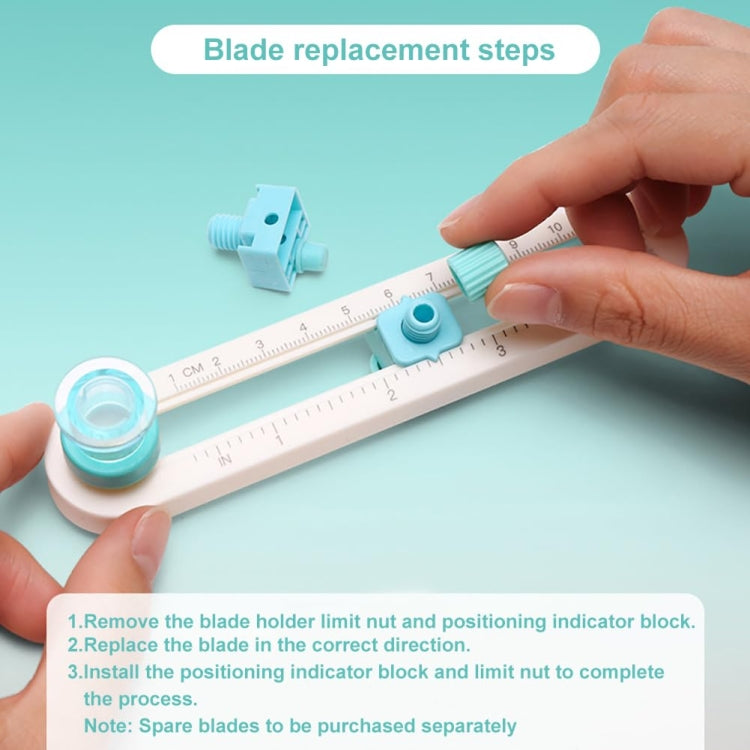 360 Degree Rotating Manual Round Cutter DIY Circle Cutting Tool