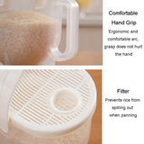 Home Kitchen Rice Washing Sieve Rice Washer Convection Plastic Rice Panner