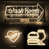 2m 5V LED Light Strip USB Flexible Neon Silicone Soft Strips Set, USB (Pink), USB (Warm Color), USB (Blue)