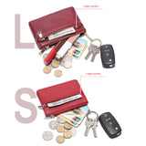 HUMERPAUL WX2010 Ladies Leather Mini Wallet Portable Coin Purse And Card Holder, S, L