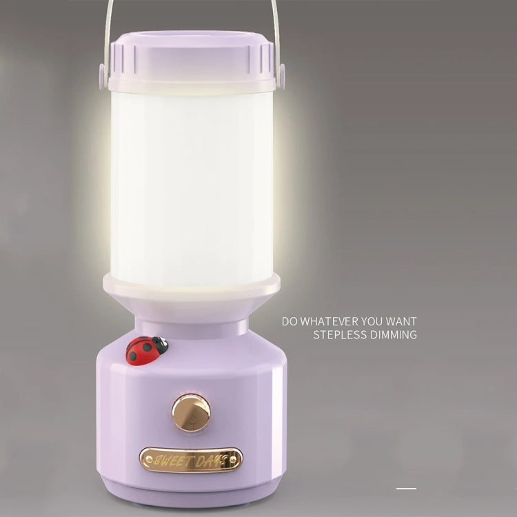 Tripolar Dimmable LED Bedside Night Light Camping Decorative Ambient Light