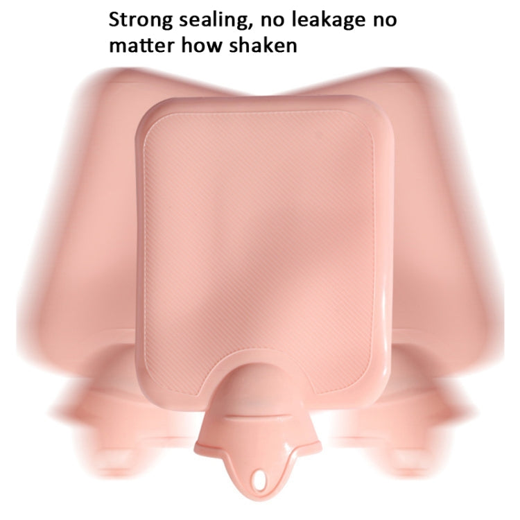 1L Hot Water Bag Dual Hands Plush Cute Hand Warmer, Black and White Puppy, Brown Bear, Fruit Green Frog, Yellow Duck, Pink Bunny, Consortium, Naughty Cat, Little Brown Bear, Little White Rabbit