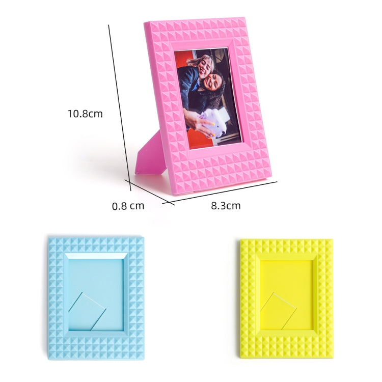 Mini 3-Inch Rivet Vertical Color Celebrity Photo Card Photo Frame