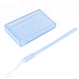 3 inch Ice Cream Glitter Photo Box Celebrity Photo Card Storage Box For Polaroids, Transparent, Pink, Purple, Blue, Green