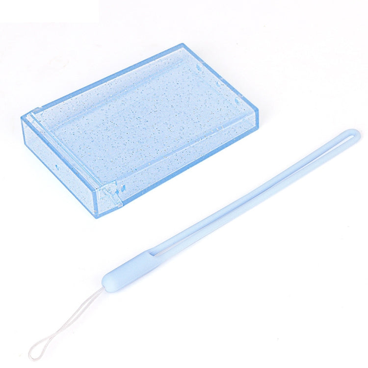 3 inch Ice Cream Glitter Photo Box Celebrity Photo Card Storage Box For Polaroids, Transparent, Pink, Purple, Blue, Green