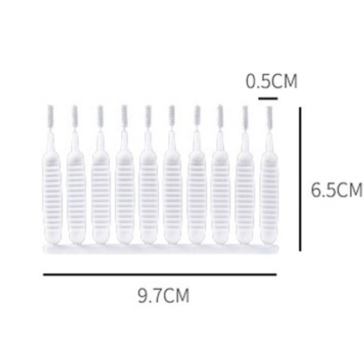 10pcs /Pack Multifunctional Shower Hole Cleaning Brush Anti-Blocking Bath Faucet Washing Tool