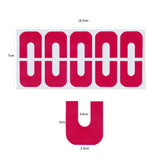 10pcs /Pack Nail Art Nail Polish Anti-Spill U-Shape Stickers