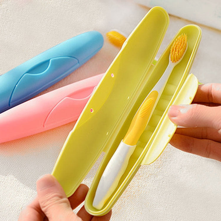 Travel Portable Wash Toothbrush Box Sealed Toothbrush Case With Lid And Lock