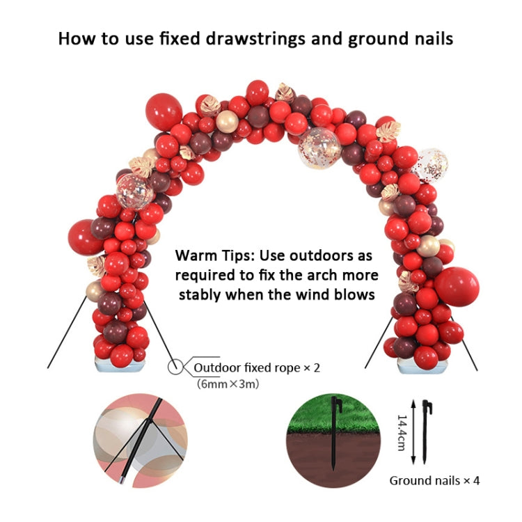 108 x 120 Inch Balloon Arch Stand Set Holiday Party Decoration Props, 108 x 120 Inch