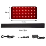 120 LEDs Red Light + Infrared Light Therapy Belt For Back Shoulder Waist Pain Relief, US Plug, UK Plug, EU Plug, AU Plug