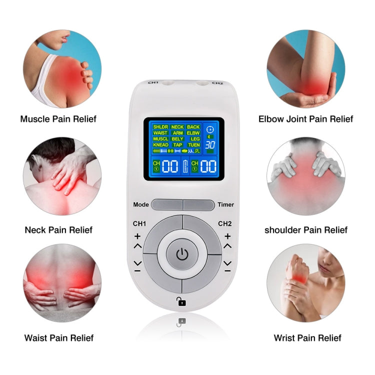 12 Modes TENS Machine Low Frequency Pulse Physiotherapy Device for Pain Relief, HH-8812