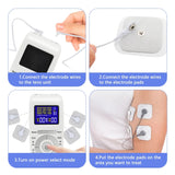 12 Modes TENS Machine Low Frequency Pulse Physiotherapy Device for Pain Relief, HH-8812