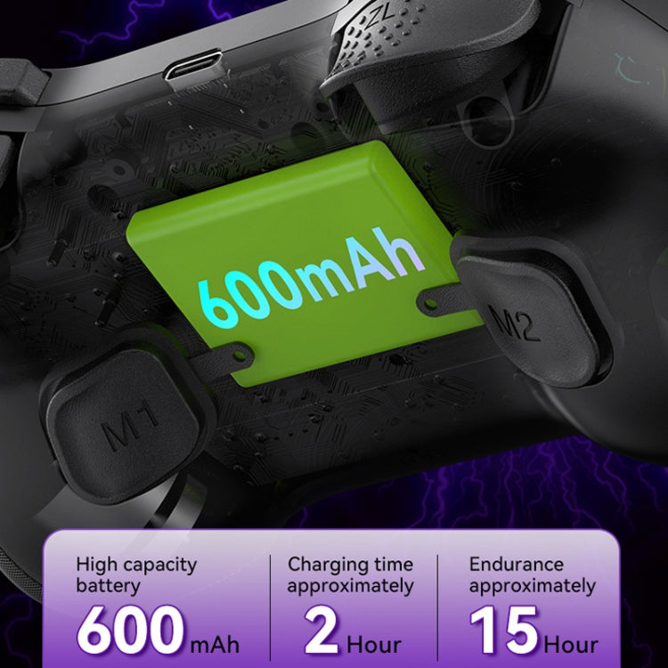 Z01 Wireless Gaming Vortex Dual Hall Body Grip For Switch / PS3 / PS4 / Adroid / IOS, White, black, green