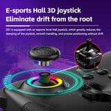 Z01 Wireless Gaming Vortex Dual Hall Body Grip For Switch / PS3 / PS4 / Adroid / IOS, White, black, green